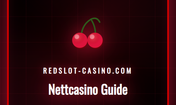 Person som leser en online nettcasino guide på en laptop med spillkort og sjetonger i bakgrunnen.