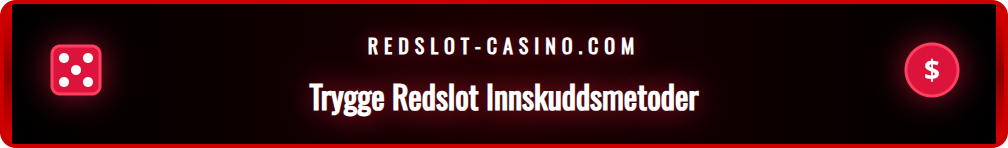 Illustrasjon av en spiller som gjør et sikkert innskudd på Redslot med bankkort.