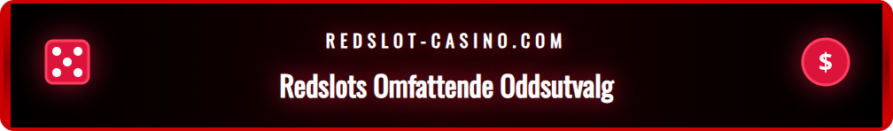 Skjermbilde som viser fotballodds på Redslot-plattformen.