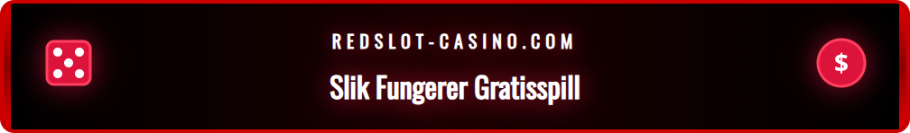 Detaljert grafikk som forklarer vilkårene for et gratisspill hos Redslot.