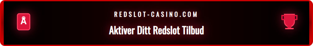 Skjermbilde som viser hvordan man aktiverer et gratisspill hos Redslot.