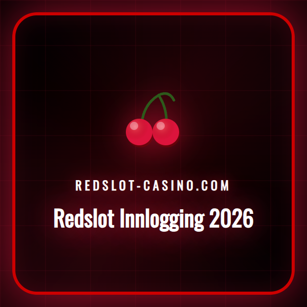 En spiller som logger inn på Redslot casino på en bærbar datamaskin i 2026.