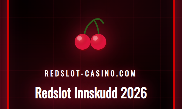 En person som gjør et sikkert innskudd på Redslot casino via laptop.