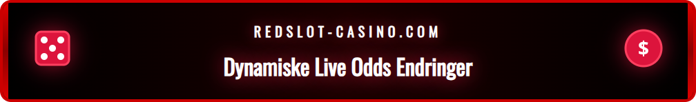 Skjermbilde som viser dynamiske odds-endringer under en live fotballkamp.