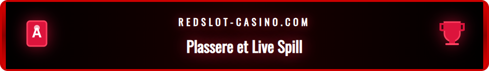 Illustrasjon av en bruker som plasserer et live spill via Redslot-appen.