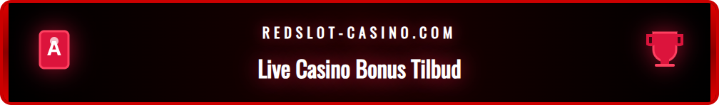 Grafisk fremstilling av bonuser for norske live casino-spillere.