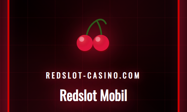 En person som holder en smarttelefon og spiller casinospill på Redslot mobilplattformen.