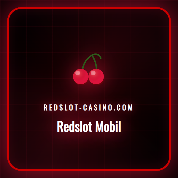 En person som holder en smarttelefon og spiller casinospill på Redslot mobilplattformen.