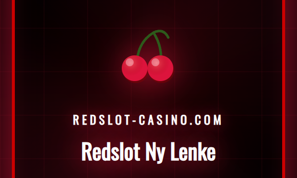 En person som bruker en bærbar datamaskin for å finne en ny lenke til Redslot-casinoet.