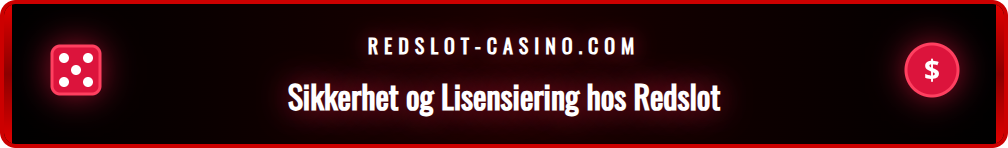 Illustrasjon som viser et hengelås-ikon over Redslot-logoen for å symbolisere sikkerhet.
