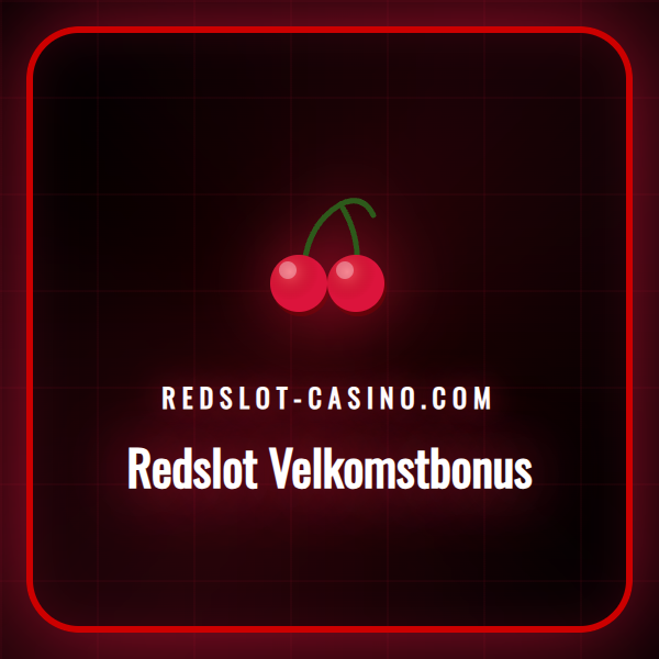 Illustrasjon av Redslot casino sin bonus med norske kroner.