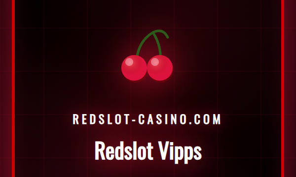 En person bruker Vipps på mobilen for et raskt innskudd på Redslot casino.